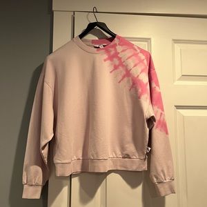 JOY LAB pink tie dye sweater shirt. Women’s size small.